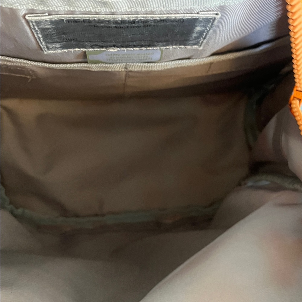 Crate & Kids Tiger Print Backpack - Turquoise and Orange - Picture 9 of 9